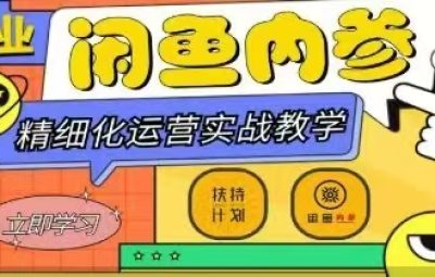 仙仙-闲鱼内参基础入门精细化运营实战教学
