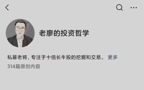 老廖的投资哲学2024.10-2025.04实战训练营