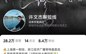 许文杰《短线冠军成长记》许文杰聊短线复盘视频