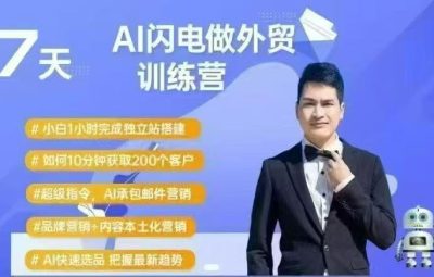 大卫–Ai闪电做外贸超级训练营