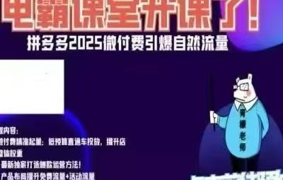 电霸学堂拼多多电商运营教程