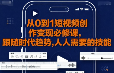 大萌-从0到1短视频创作变现必修课