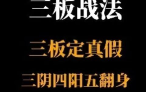 【半山猎人】三板战法系统课程，三板定真假，三阴四阳五翻身