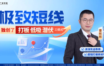 中广云曹彬彬极致短线小班课
