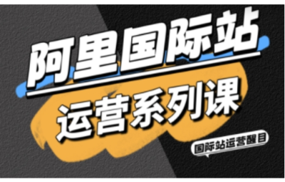 醒目老师·阿里国际站运营系列课