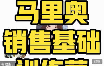 马里奥《销售基础训练营》