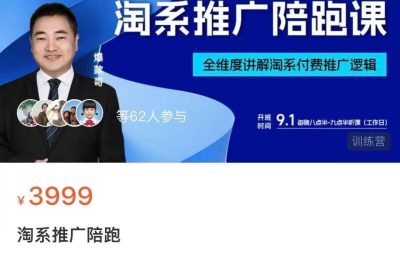 贾真电商·淘系推广陪跑