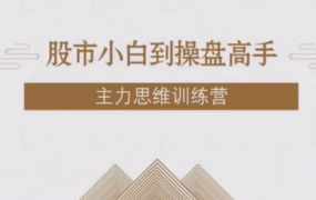 【投机大拿】股市小白到操盘高手主力思维训练营