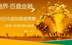 若尘：【阴阳转】期货日内波段交易技术，HSI日内波段稳健策略