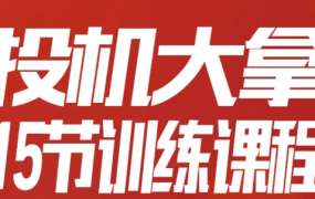 【投机大拿】主力思维训练营