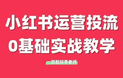 小红书运营投放课精华版