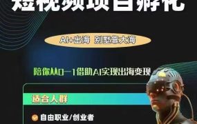 虎鲸AI·TikTok AI+出海短视频项目孵化