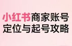大晴老师·小红书电商全链路实战从定位到爆单【8月26日更新】